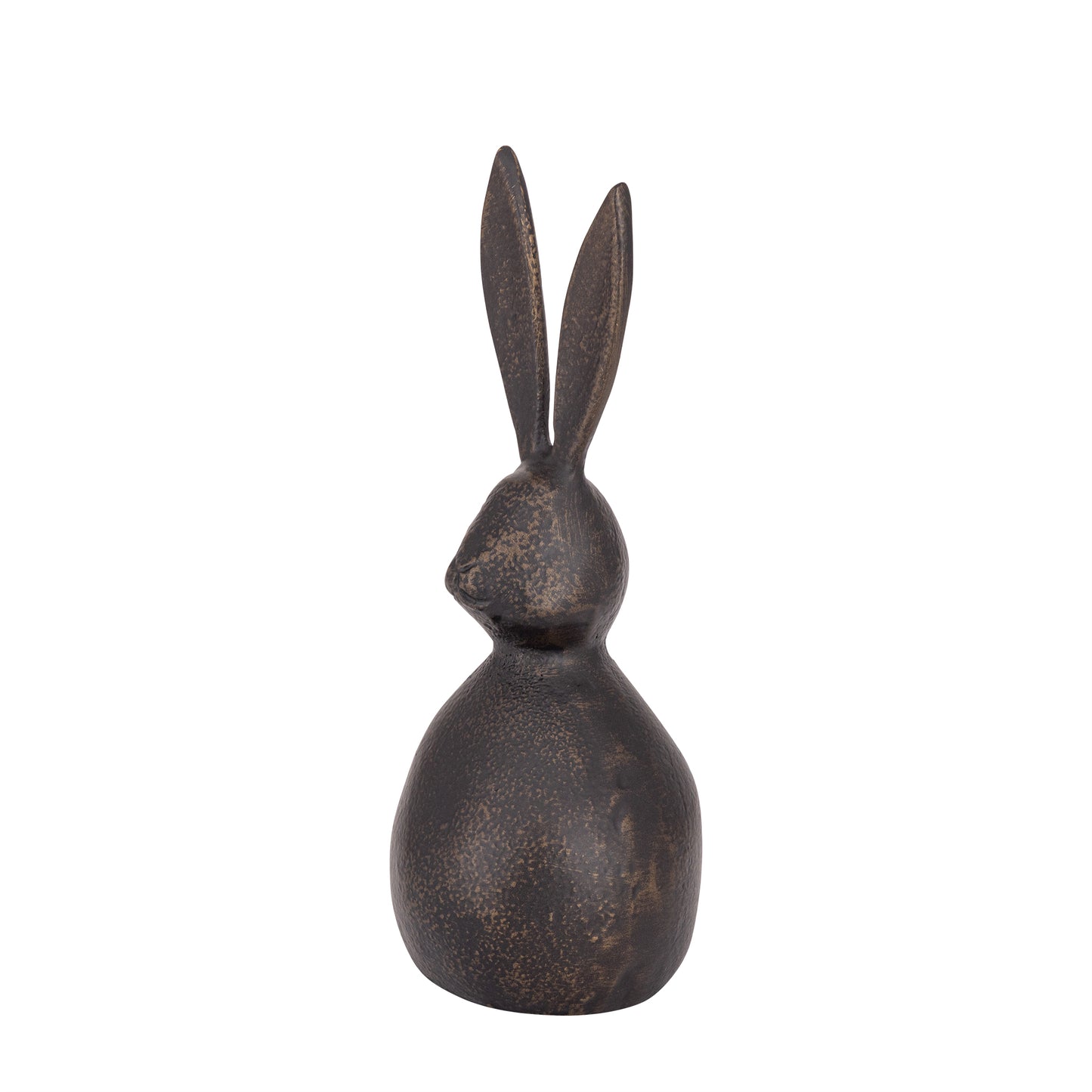 Antique Bronze Aluminium Bunny Rabbit Statue Large – Easter Decor | Hoppy – Serene Living