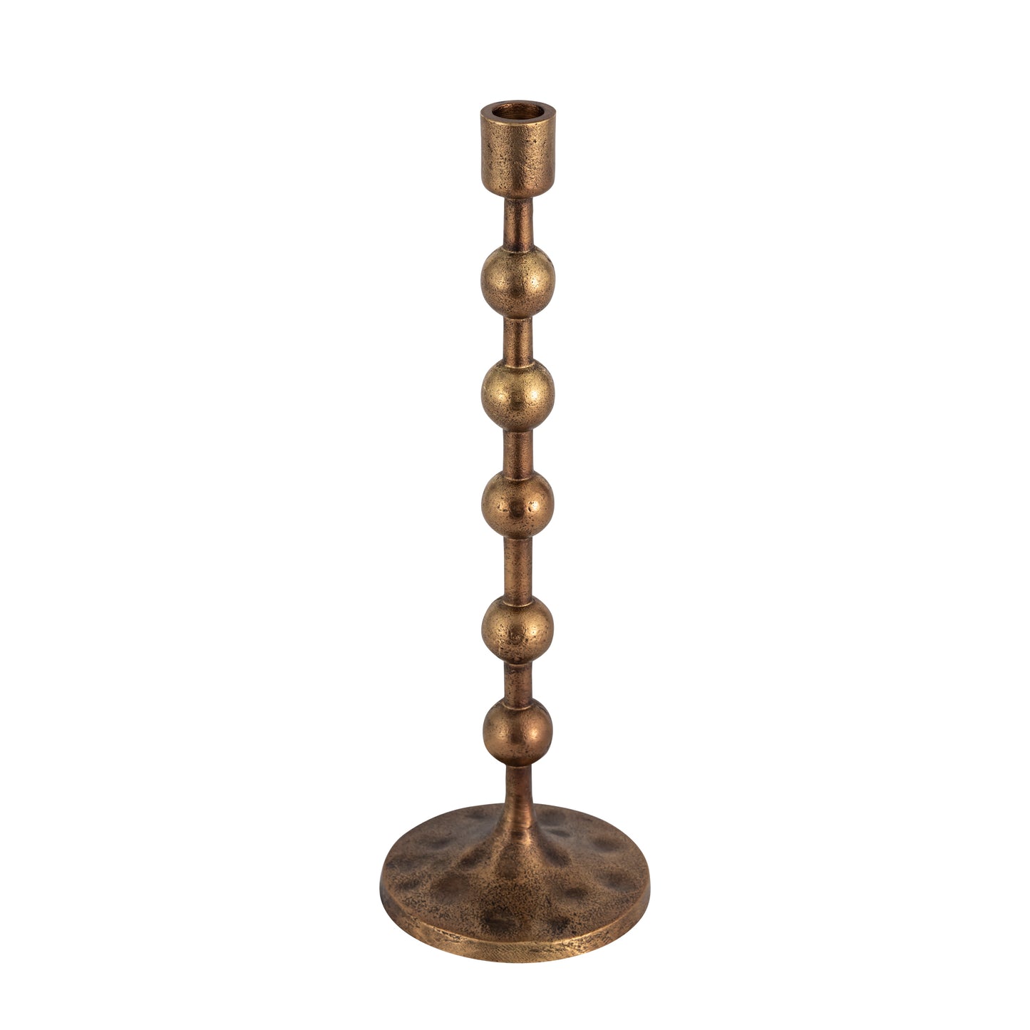 Beverley Set of 3 Candlesticks Antique Brass Finish