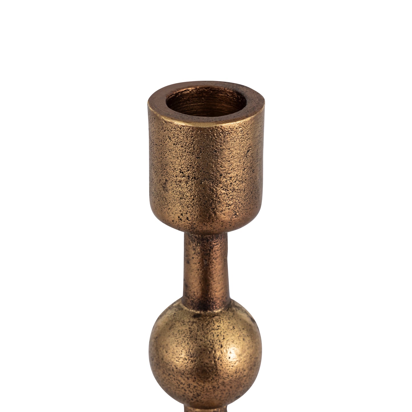 Beverley Set of 3 Candlesticks Antique Brass Finish