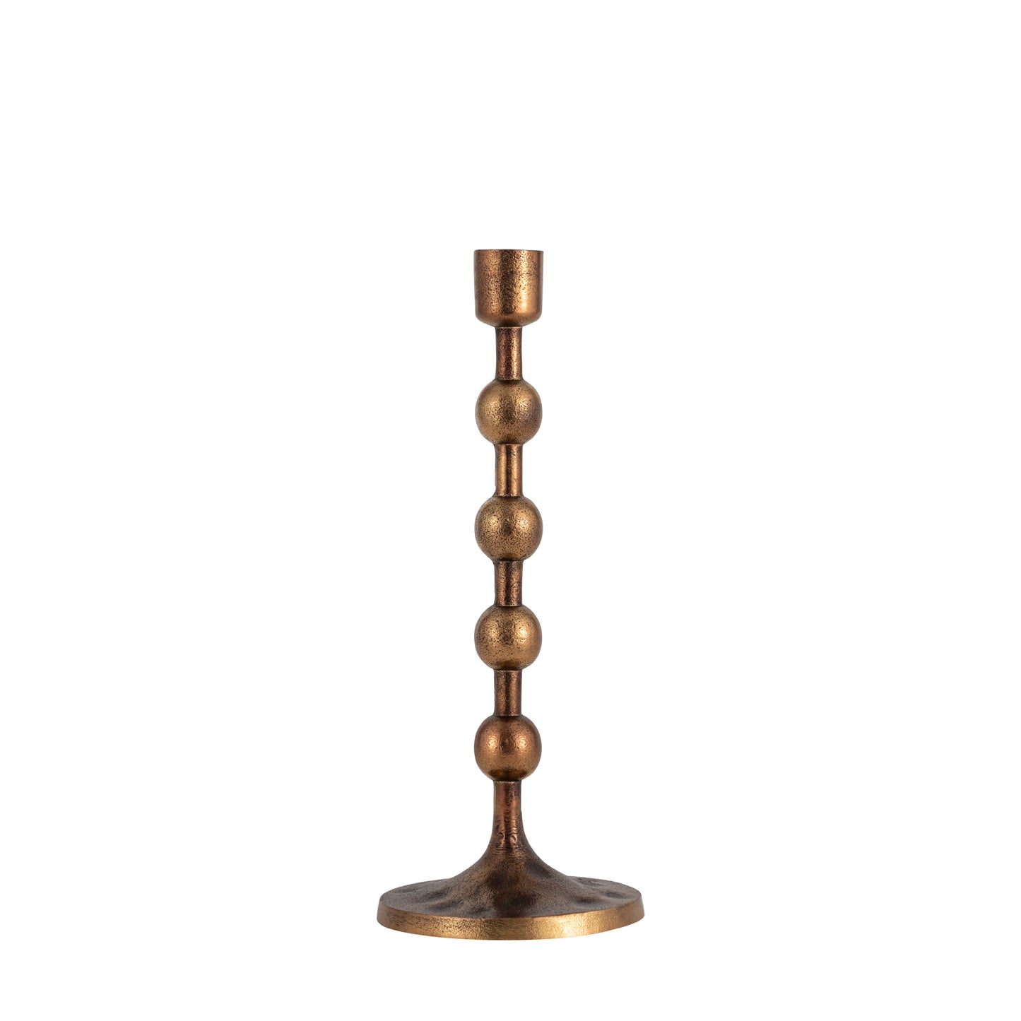Beverley Set of 3 Candlesticks Antique Brass Finish