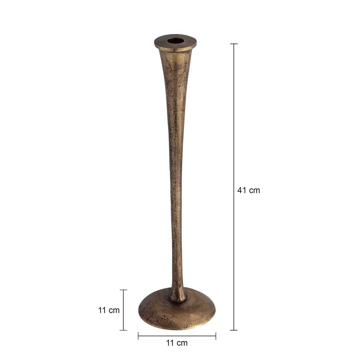 Buxton Set of 3 Candlesticks Antique Brass Finish