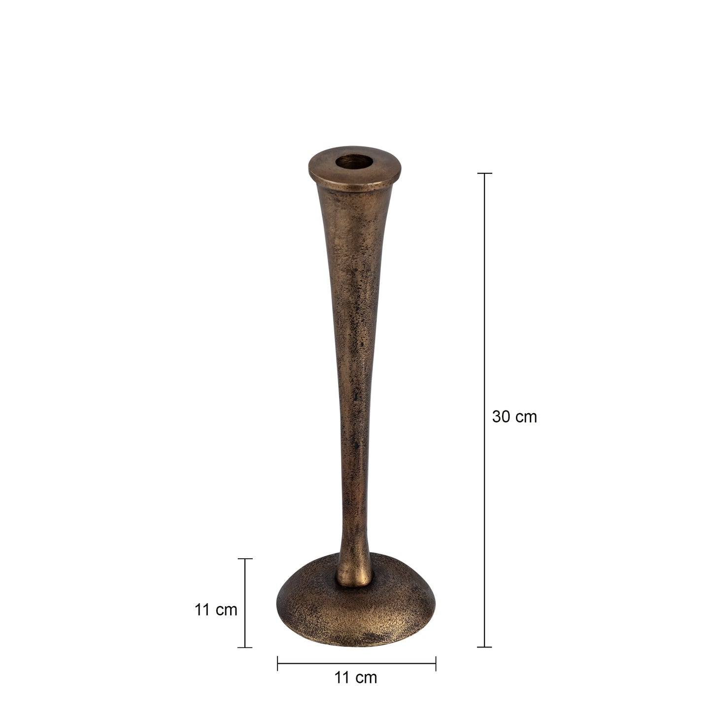 Buxton Set of 3 Candlesticks Antique Brass Finish
