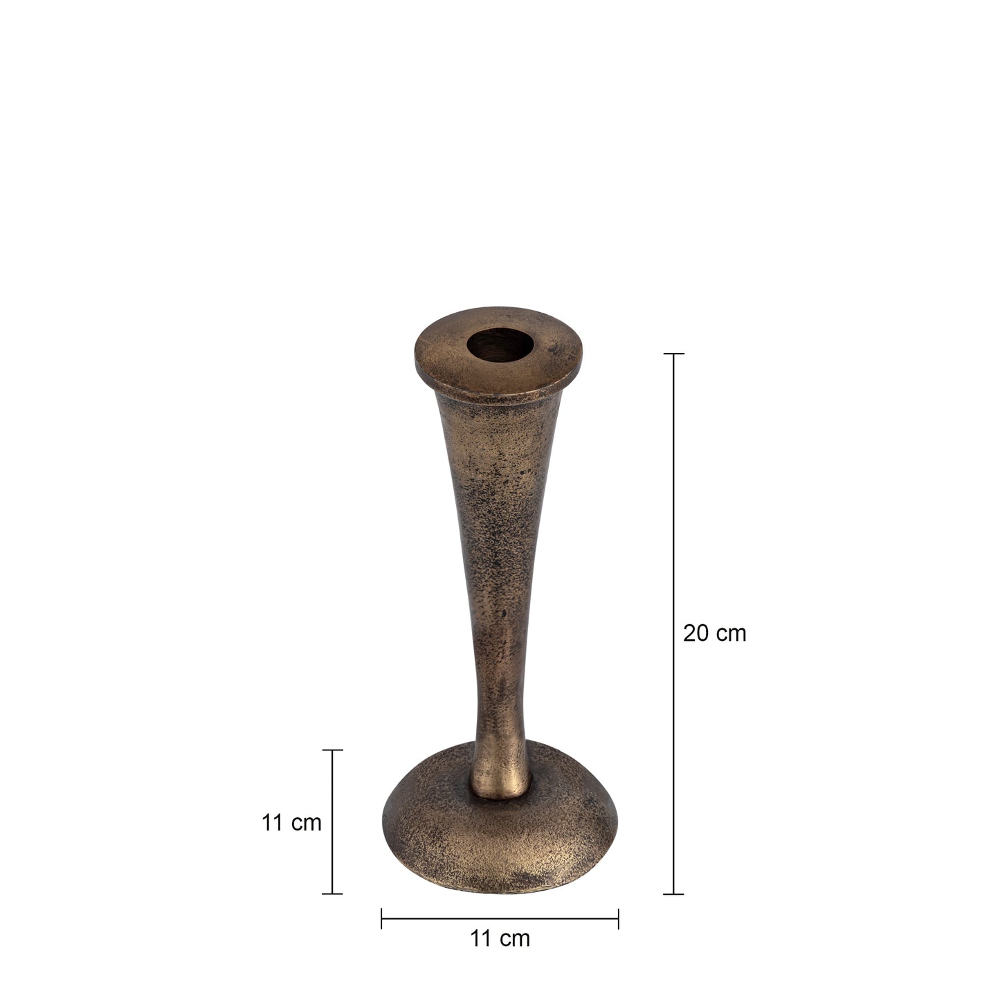 Buxton Set of 3 Candlesticks Antique Brass Finish