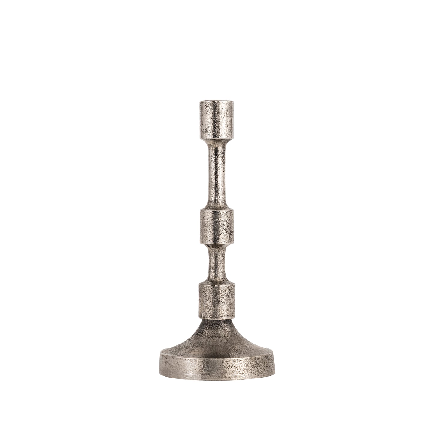 Camden Set of 3 Candlesticks Antique Silver Finish