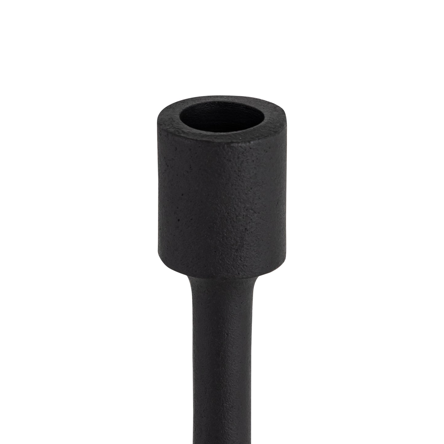 Camden Set of 3 Candlesticks Matte Black Finish