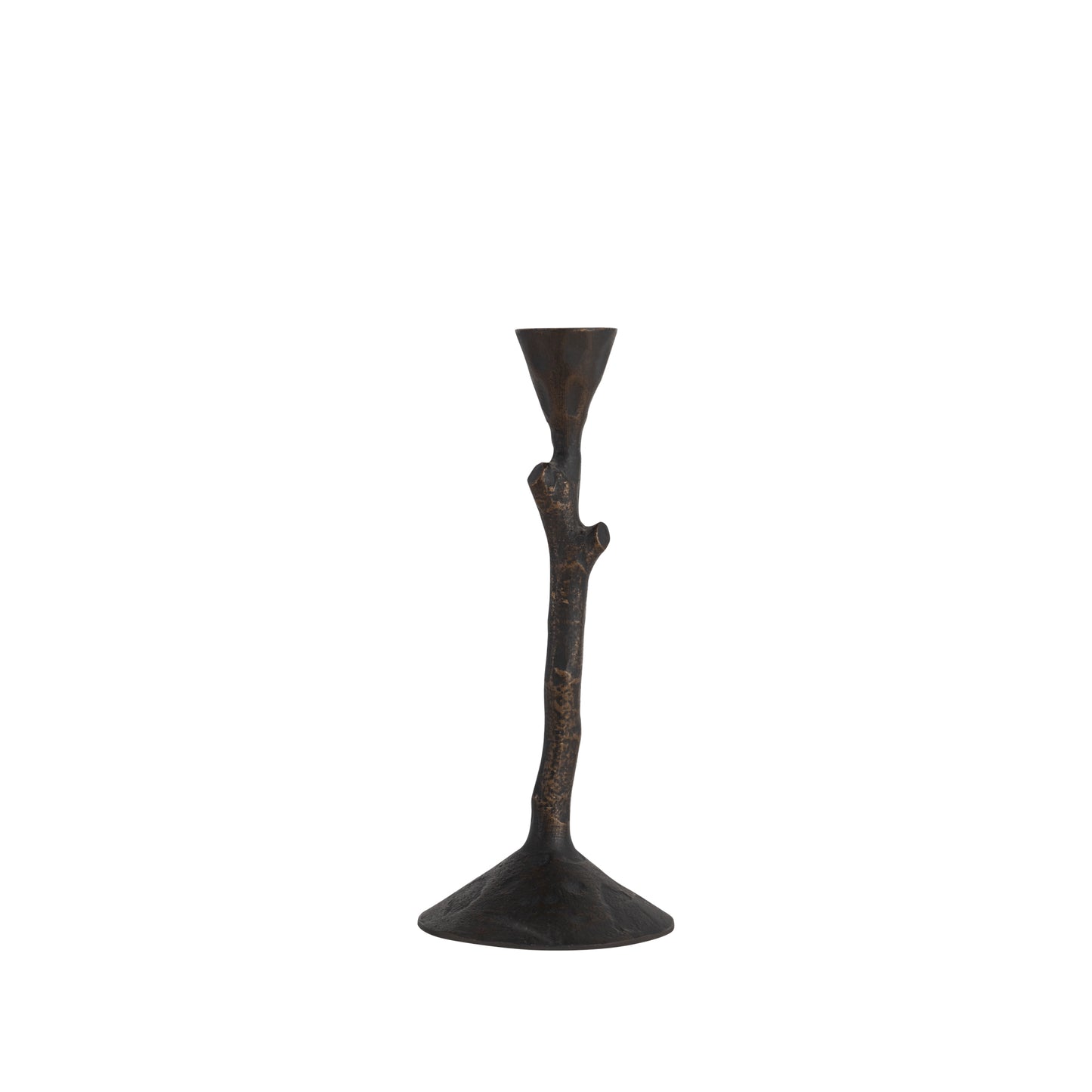 Eden Set of 3 Twig Candlesticks Antique Bronze Finish