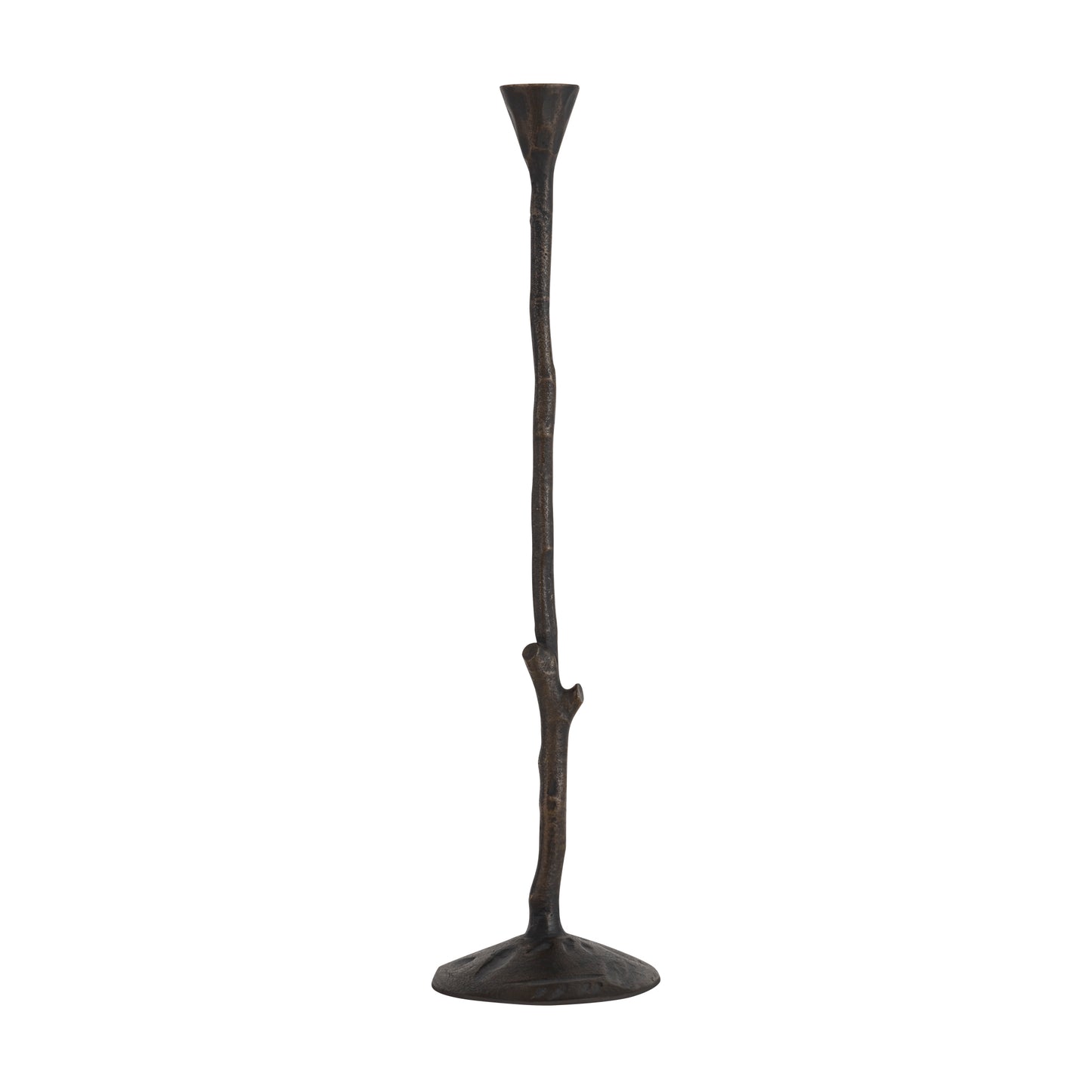 Eden Set of 3 Twig Candlesticks Antique Bronze Finish