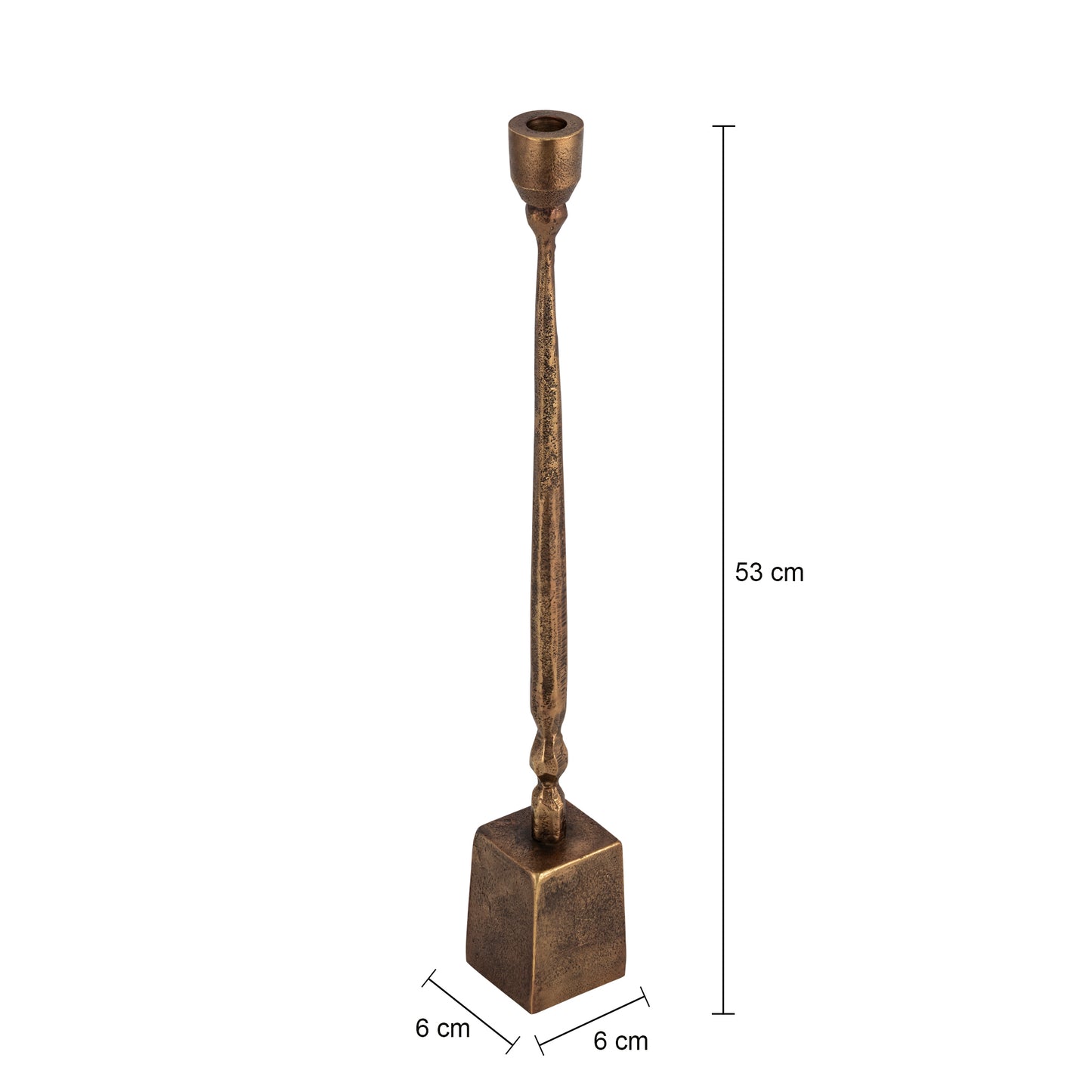 Epping Set of 3 Candlesticks Antique Gold Finish