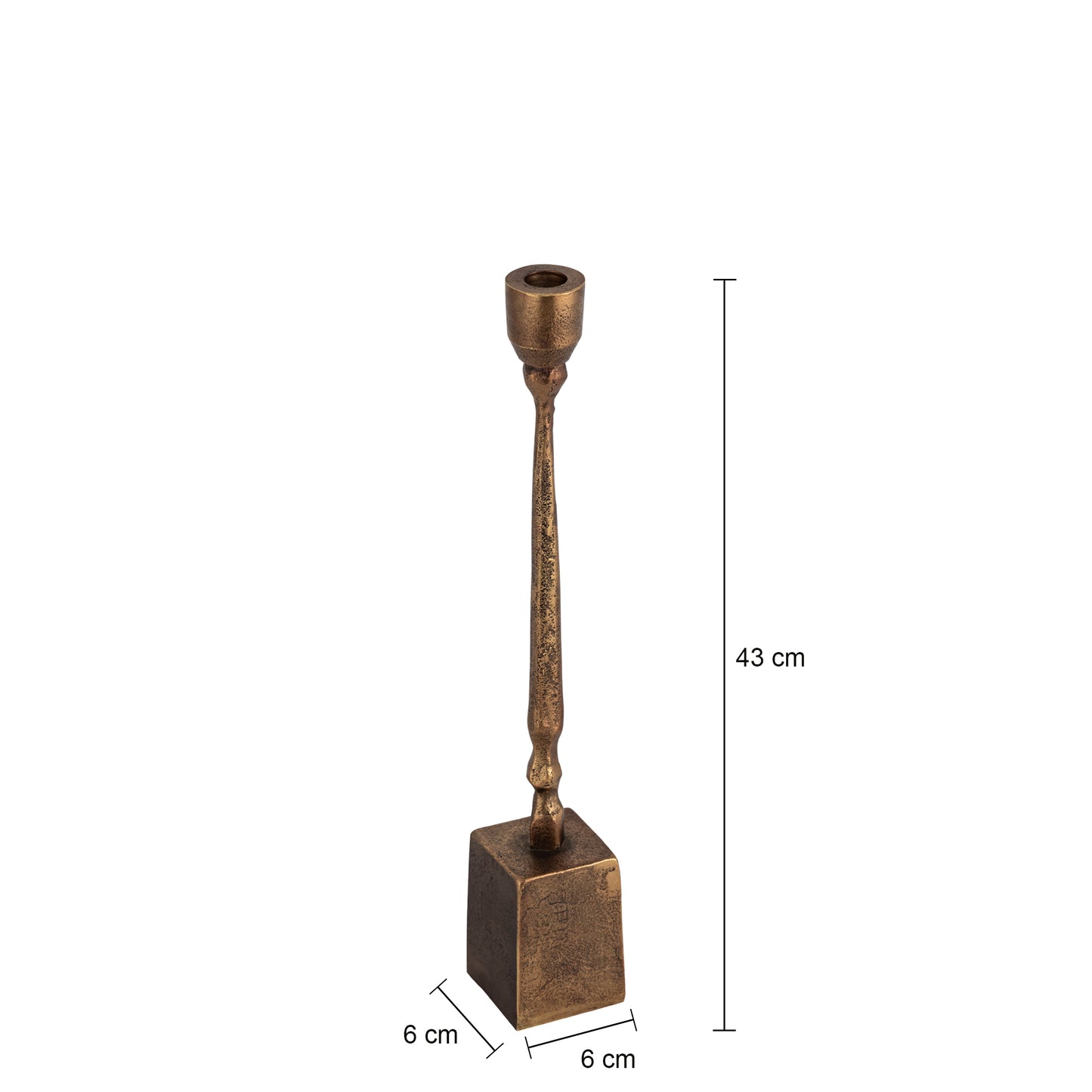 Epping Set of 3 Candlesticks Antique Gold Finish