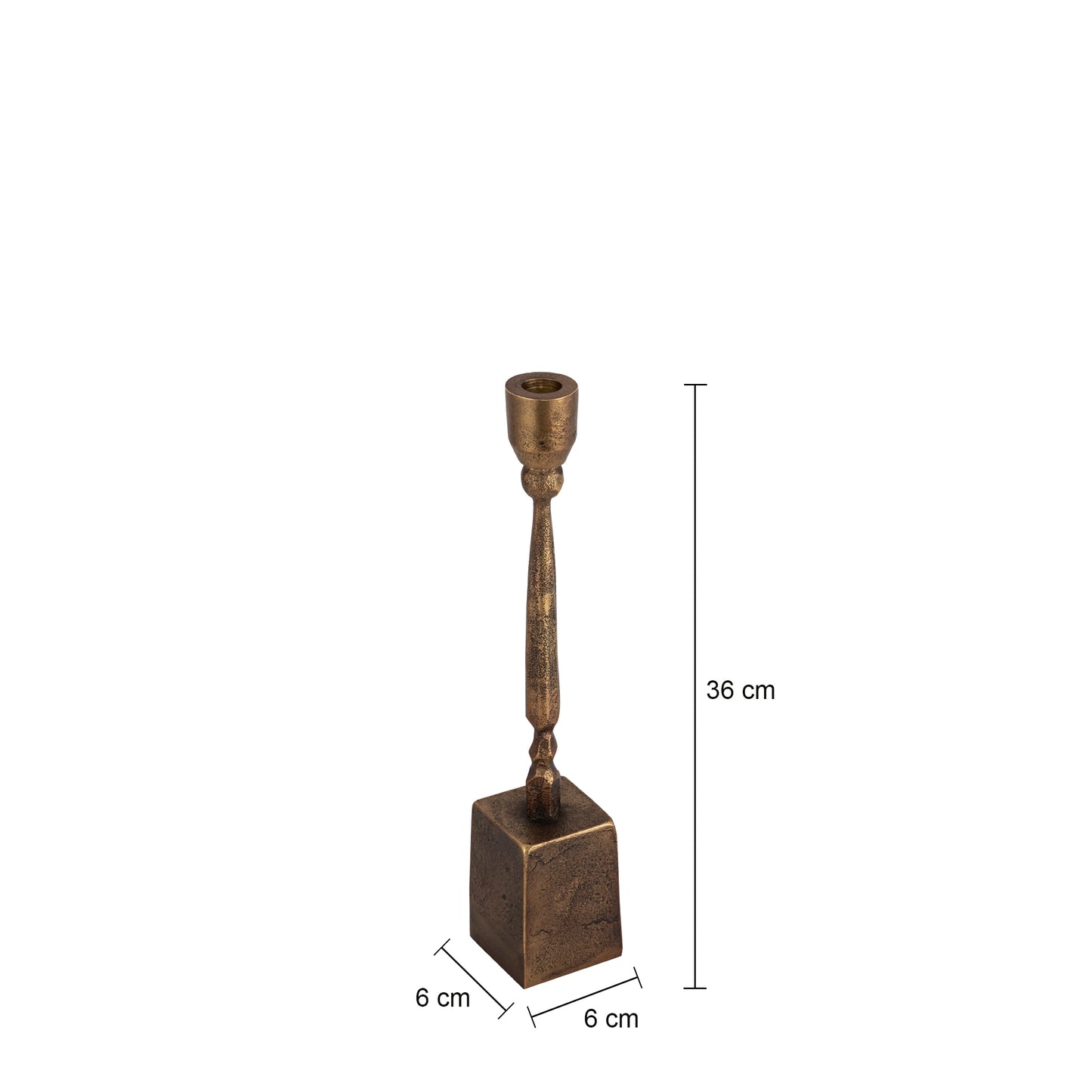 Epping Set of 3 Candlesticks Antique Gold Finish