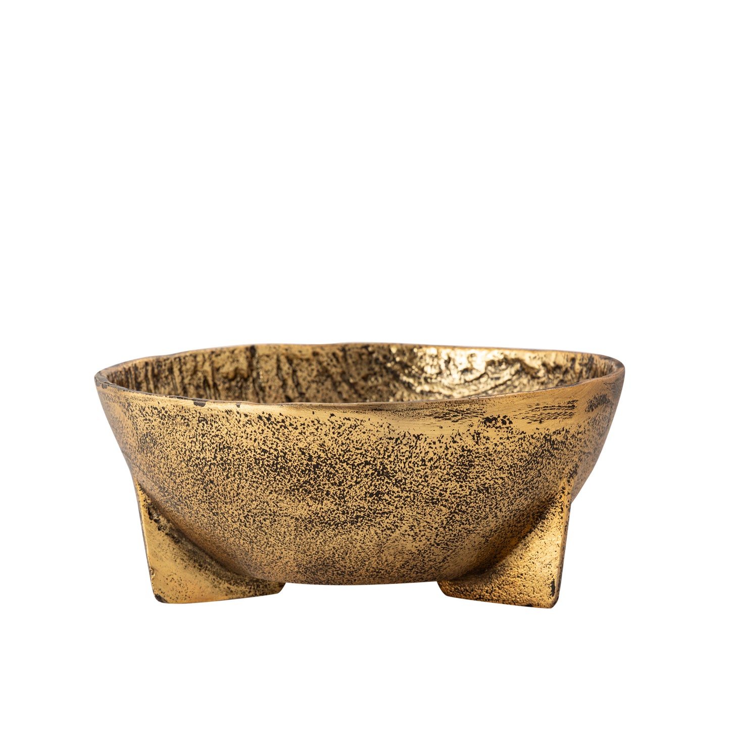 Dorset Decorative Bowl Large Antique Brass Finish