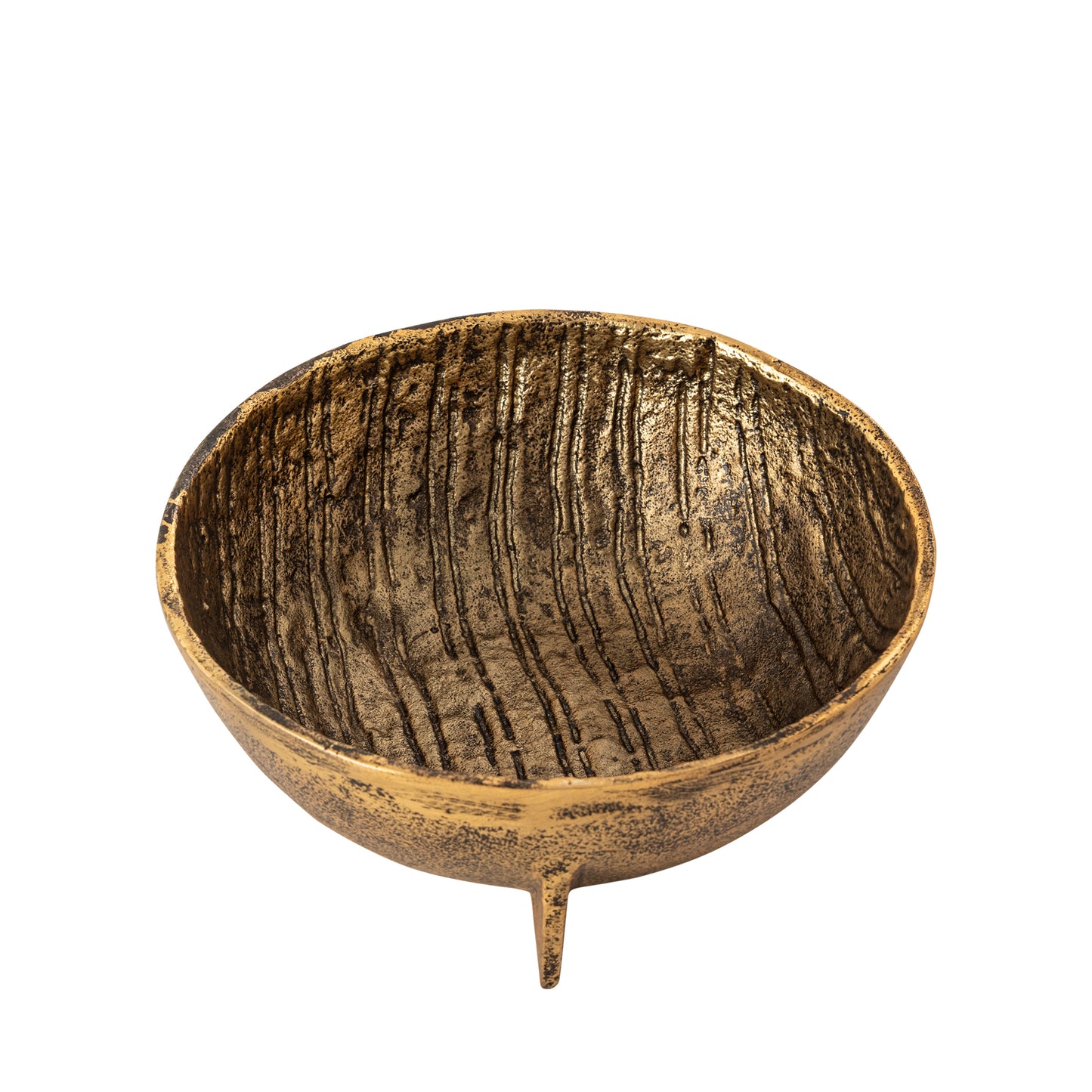 Dorset Decorative Bowl Large Antique Brass Finish