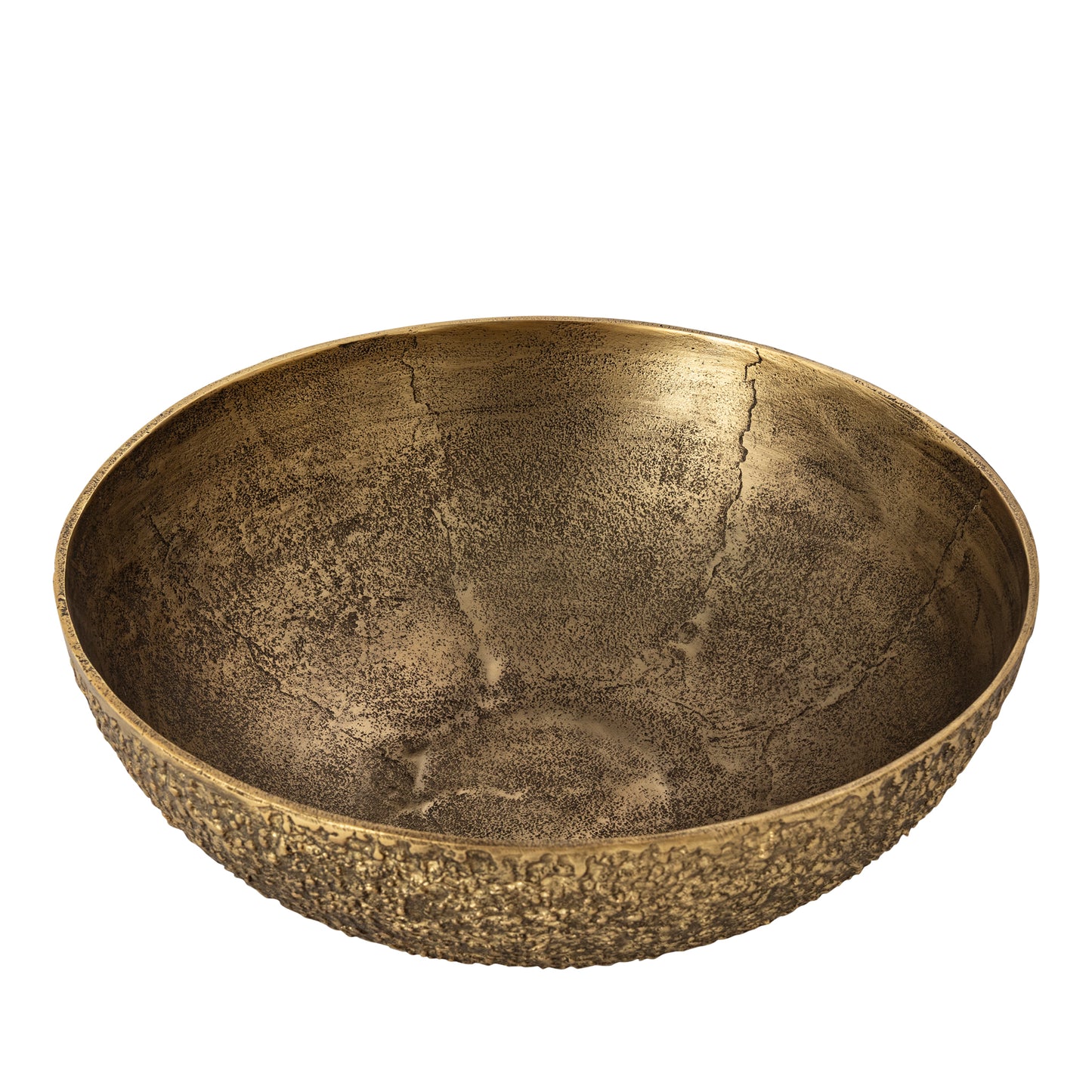 Hackney Decorative Bowl Medium Antique Brass Finish