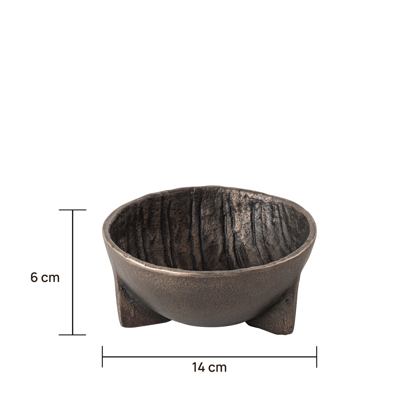 Dorset Decorative Bowl Small Antique Bronze Finish