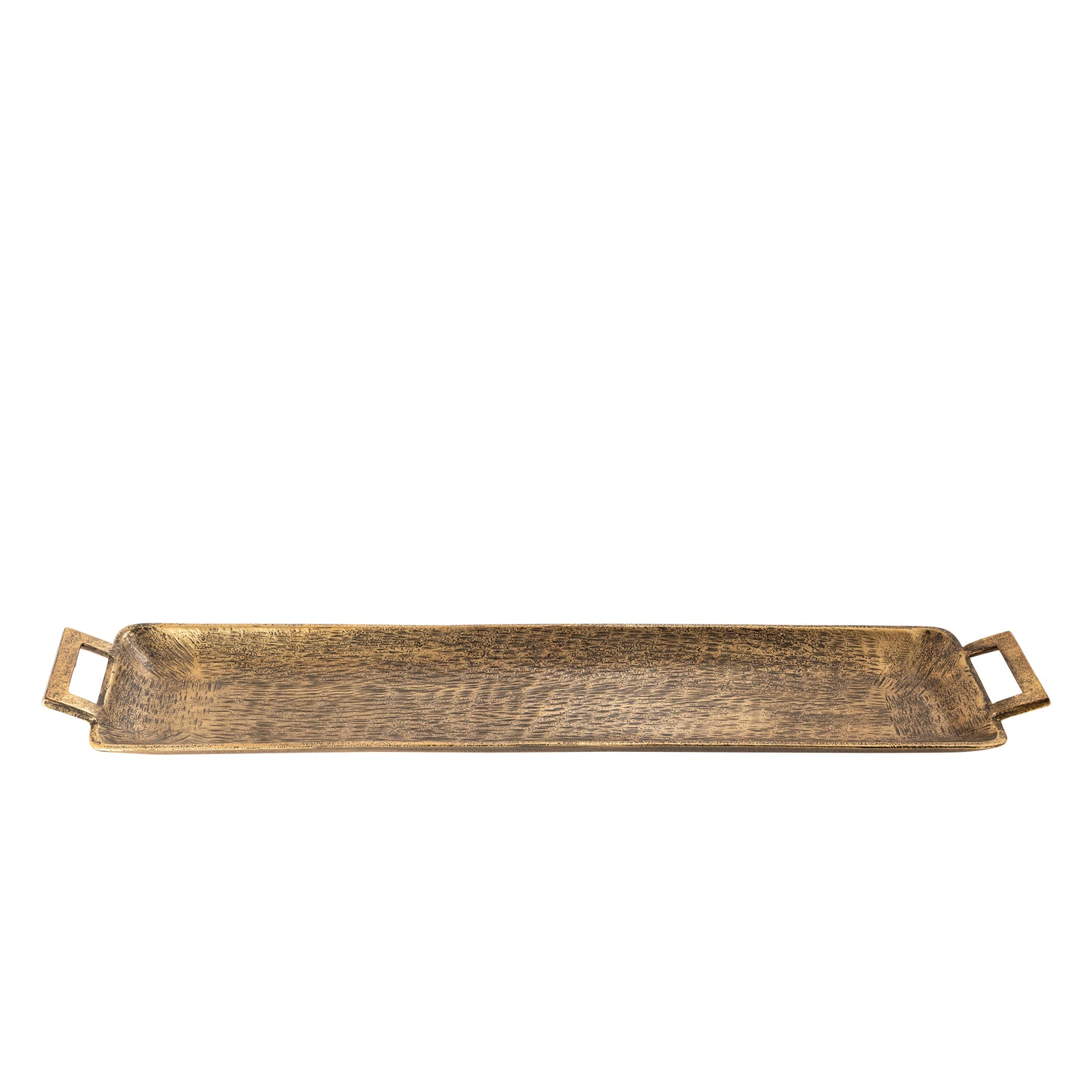 Bedford Decorative Rectanglular Tray Large Antique Brass