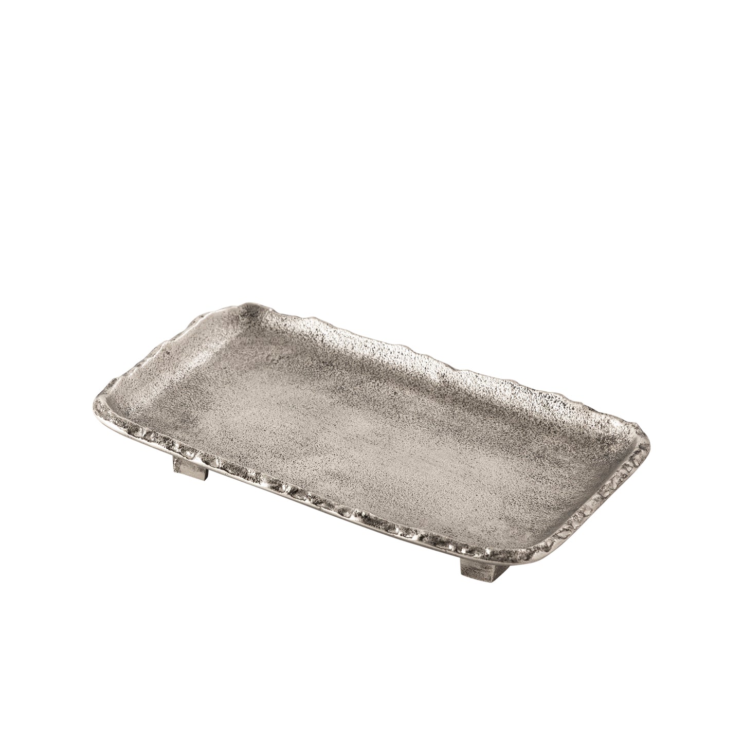 Ely Rectangular Tray Small Antique Silver