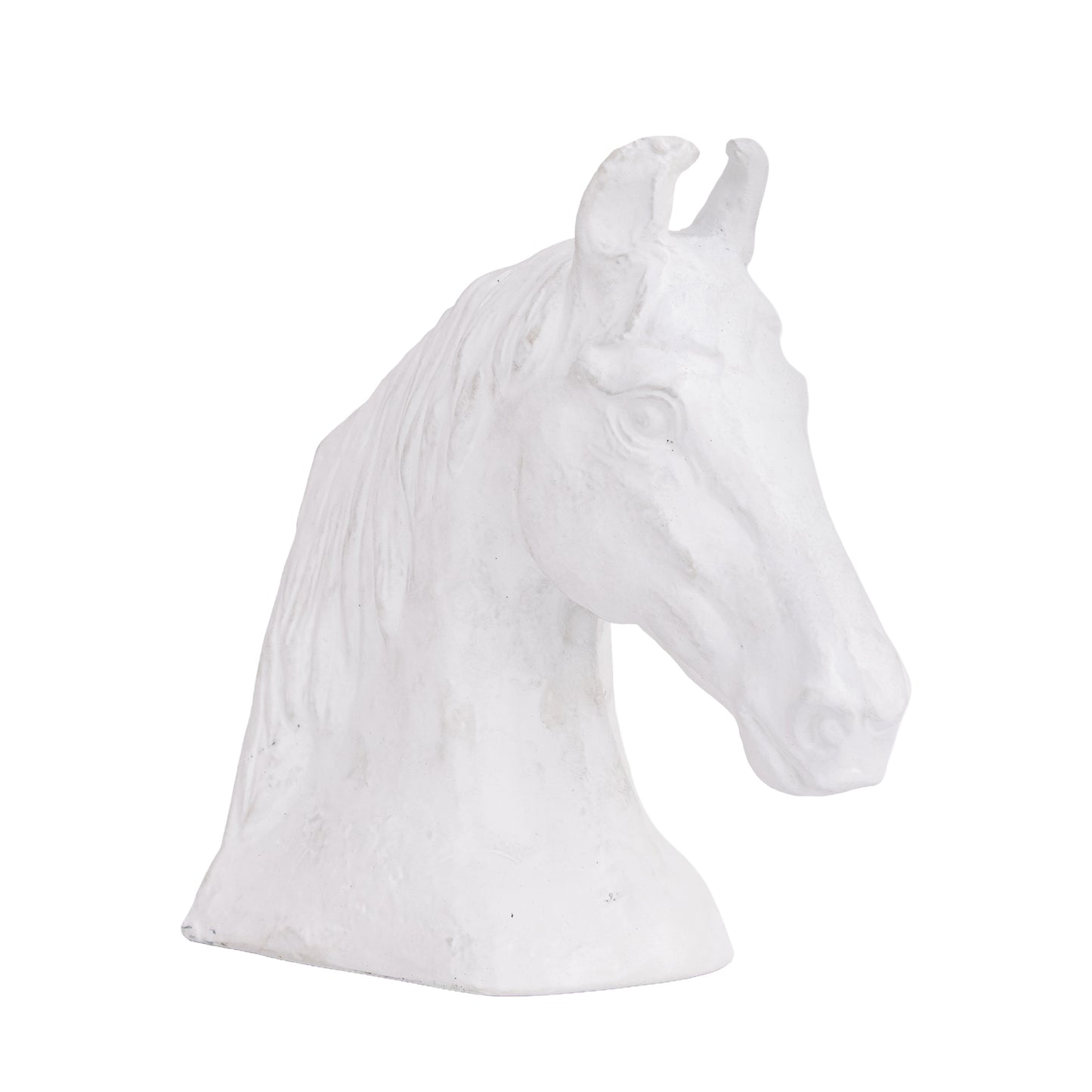 Blaze Horse Statuette White | Elegant Bookend