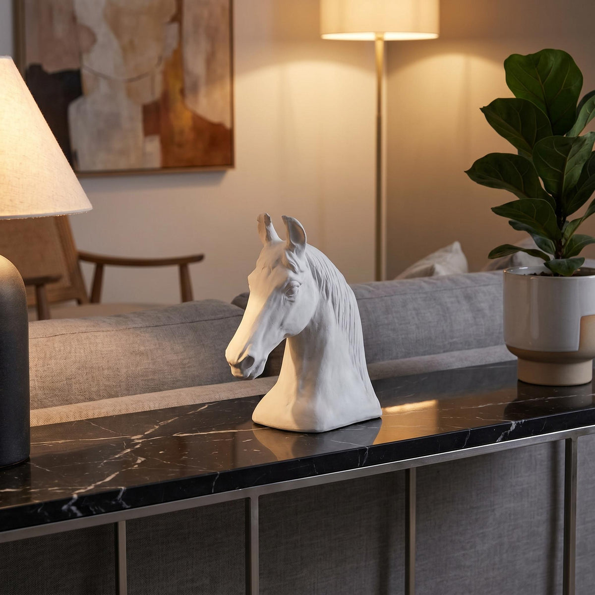 Blaze Horse Statuette