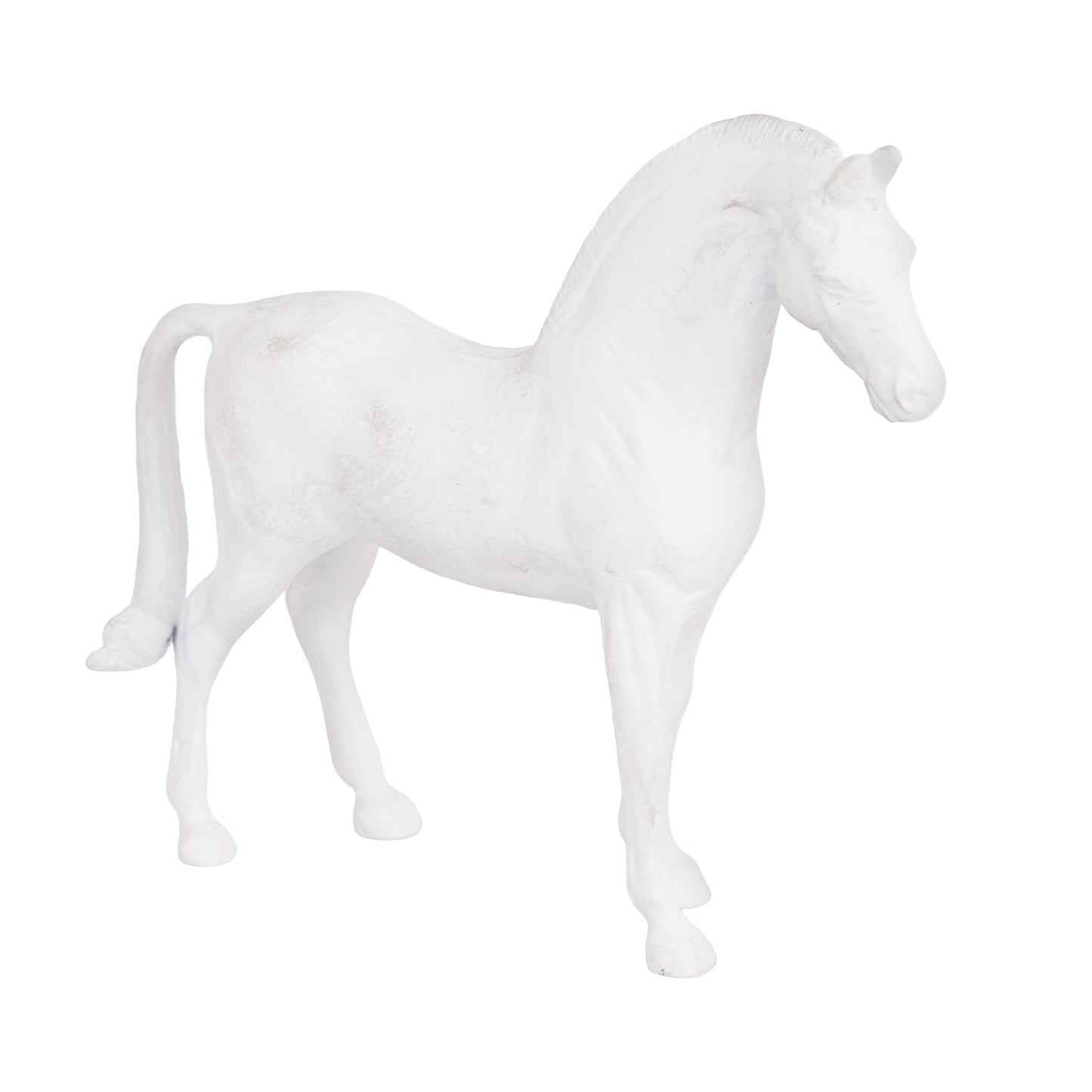 Thoroughbred Horse Statue White Finish | Prince – Serene Living