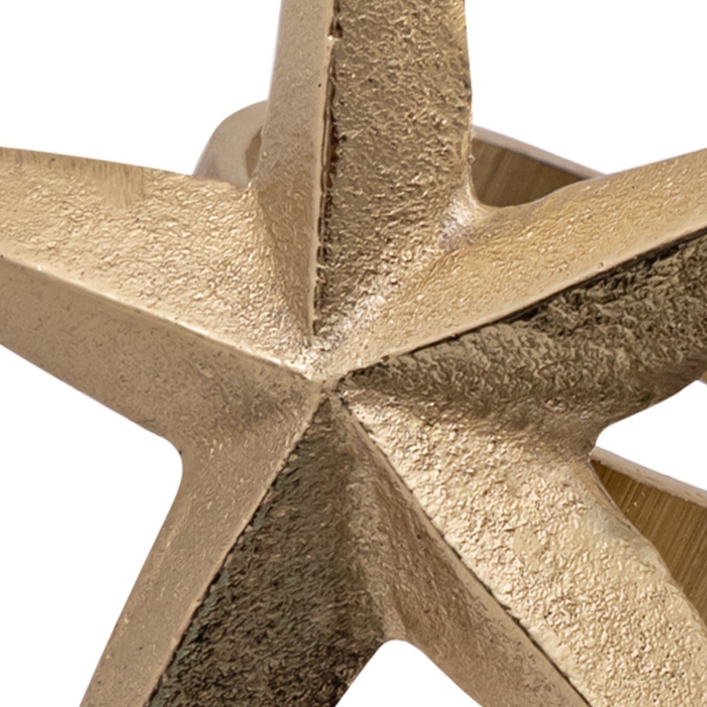 Star Metal Napkin Ring Classic Gold Set of 4