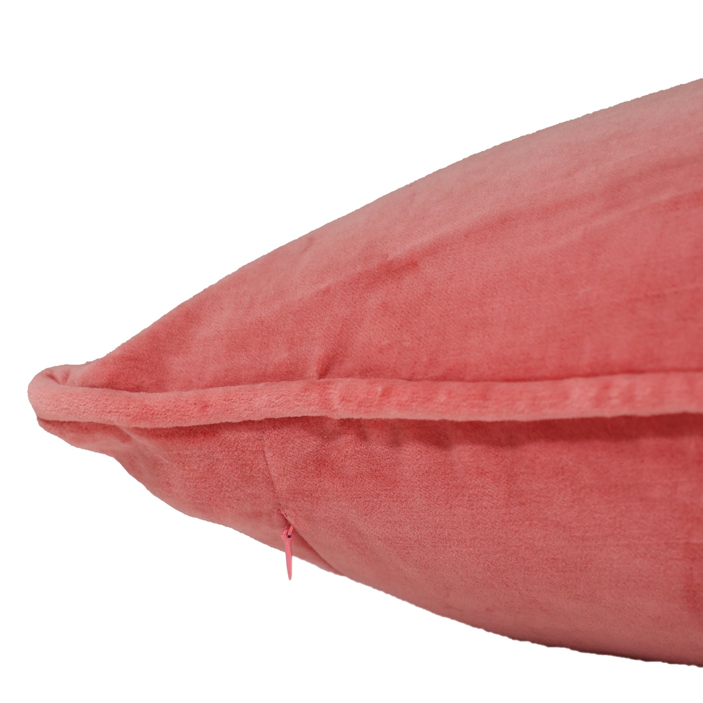Cotton Velvet Cushion Cover Blush Pink