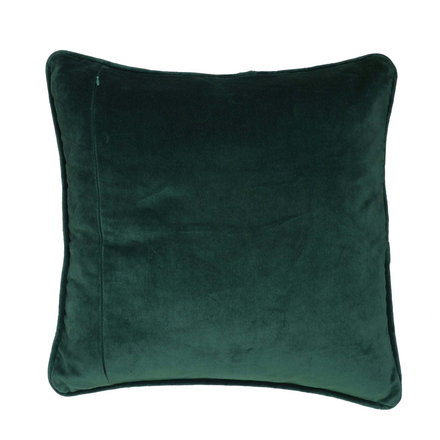 Cotton Velvet Cushion Cover Fern Green