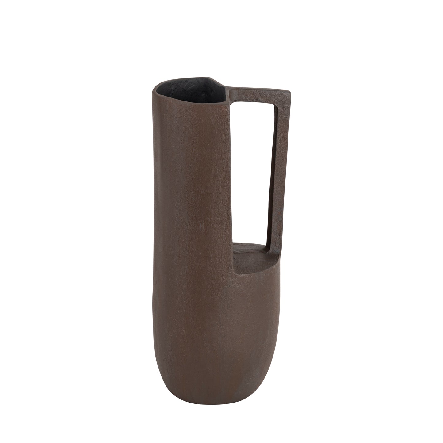 Brent Metal Vase Single Handle Rust Grey Finish