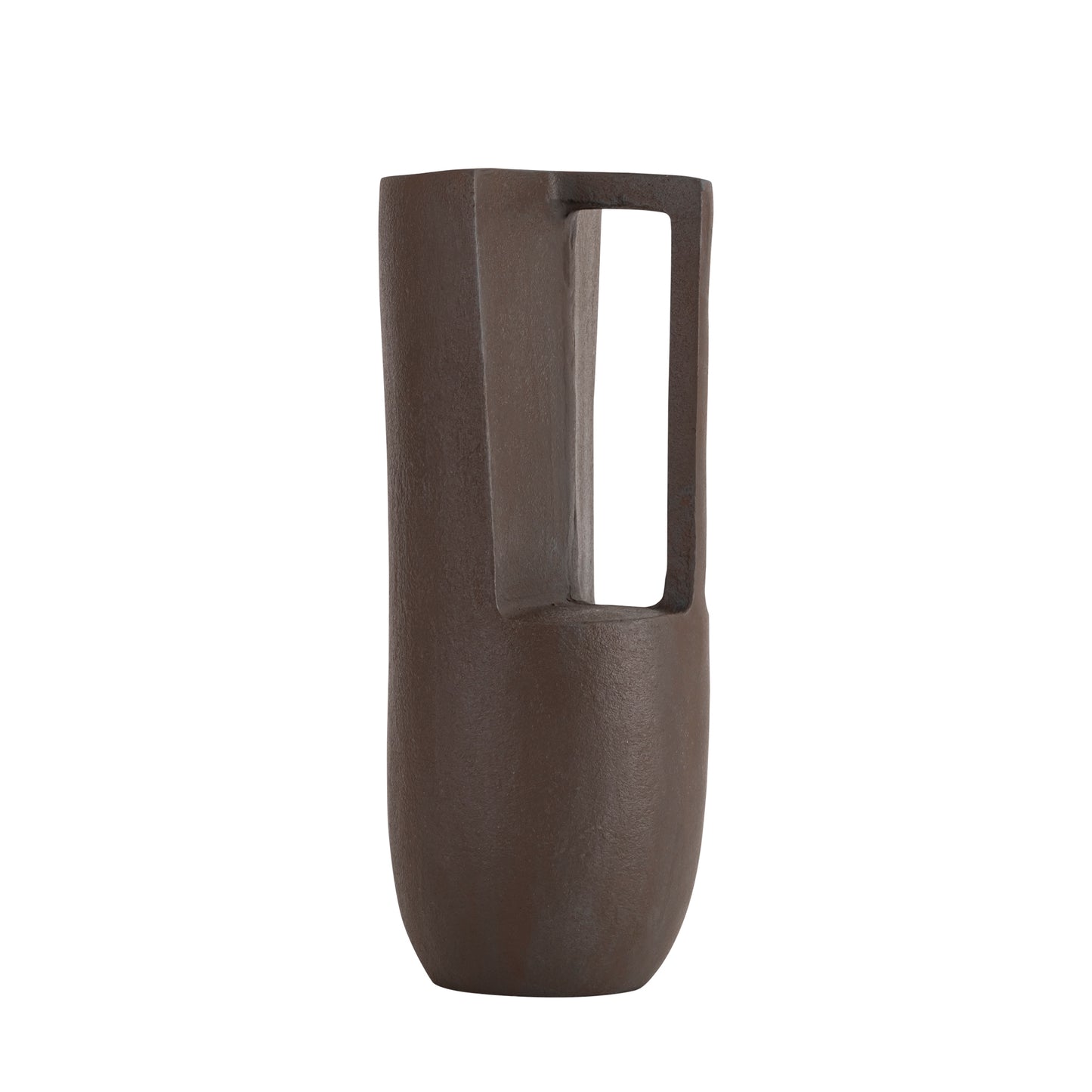 Brent Metal Vase Single Handle Rust Grey Finish