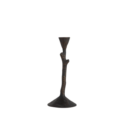 Eden Set of 3 Twig Candle Holders Antique Bronze Finish