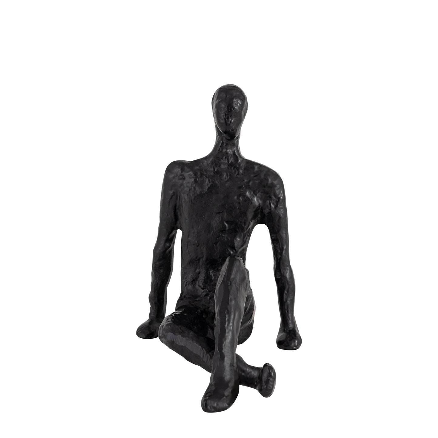 Kingsley Sitting Man Statuette Bronze Finish