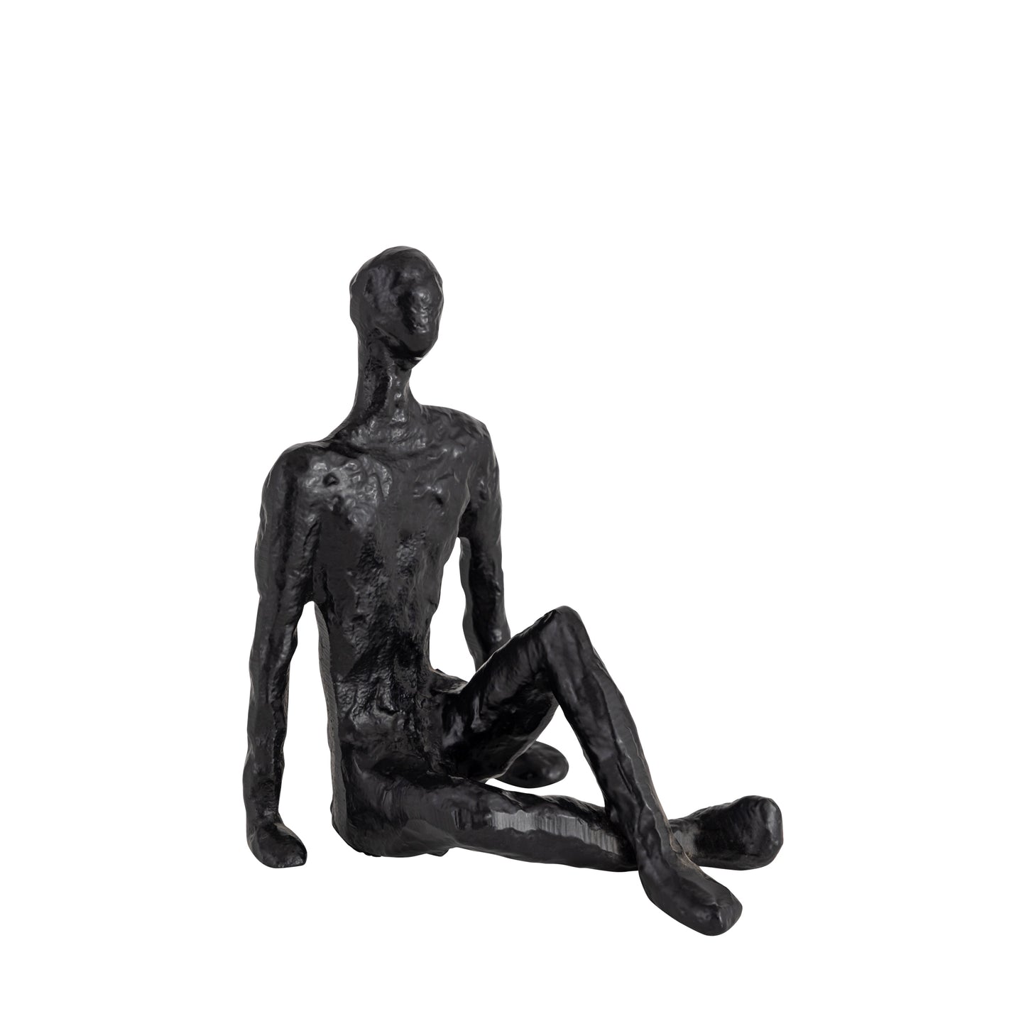 Kingsley Sitting Man Statuette Bronze Finish