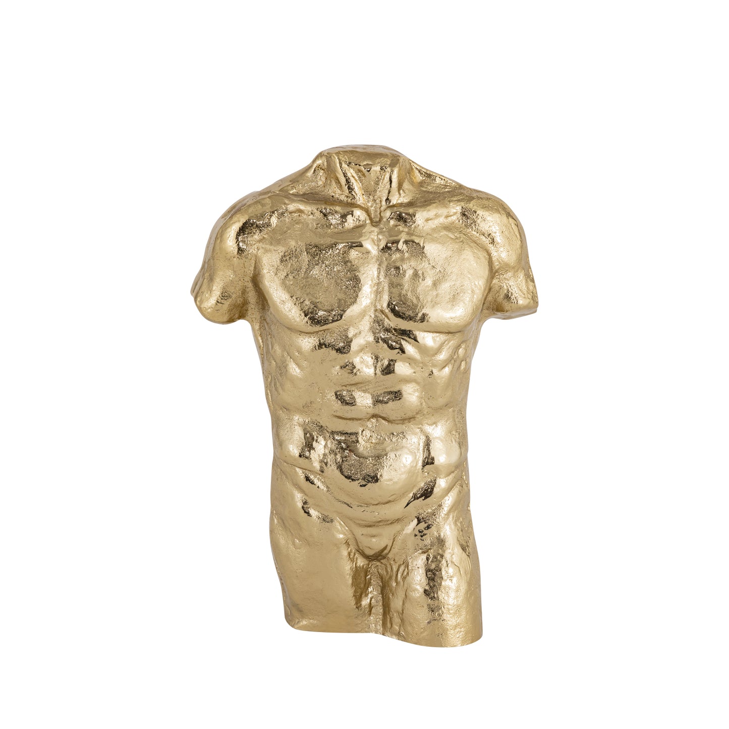 Apollo Male Decorative Bust Gold Finish