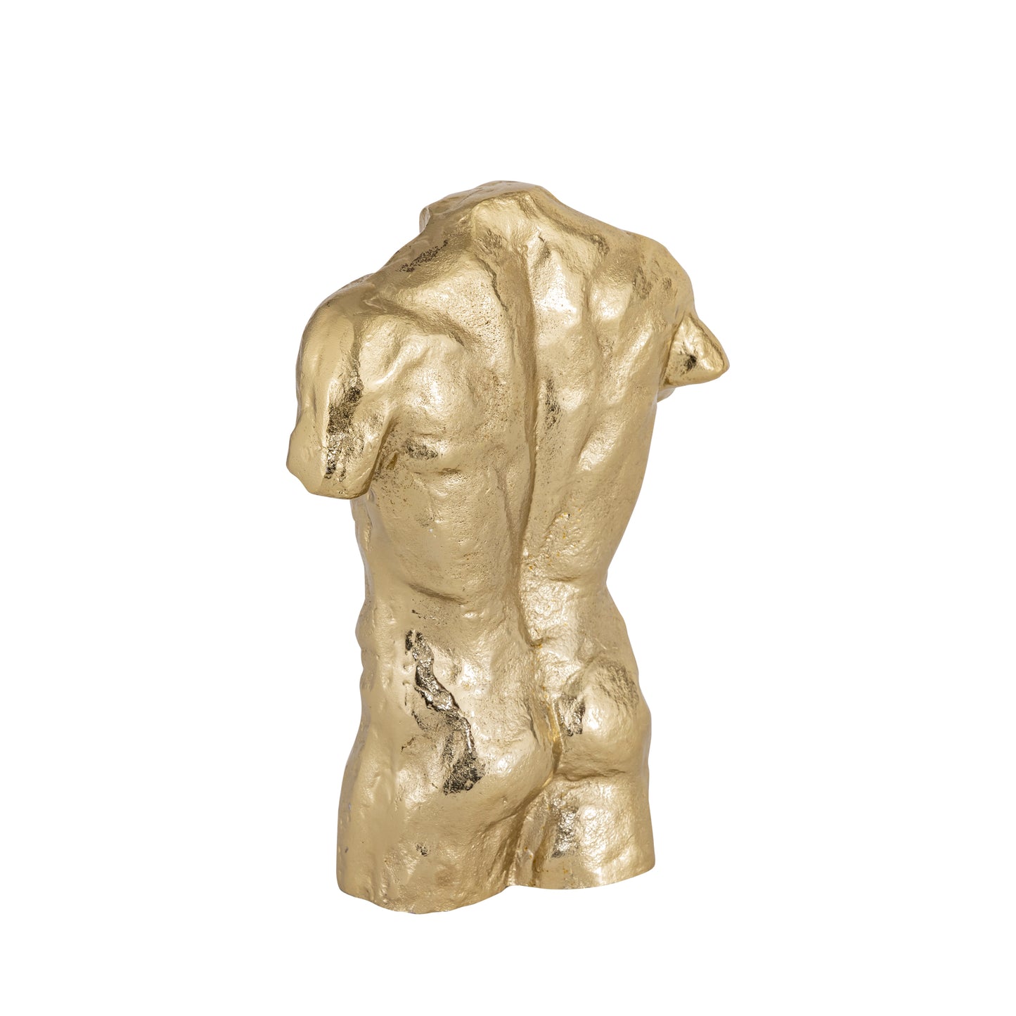 Apollo Male Decorative Bust Gold Finish