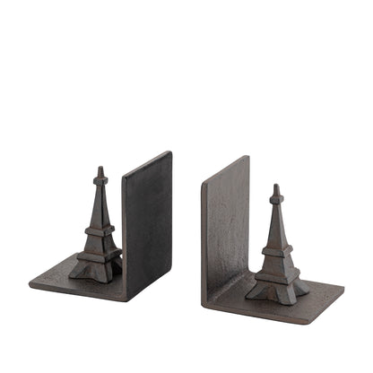 Eiffel Tower Bookends Set of 2 Antique Bronze