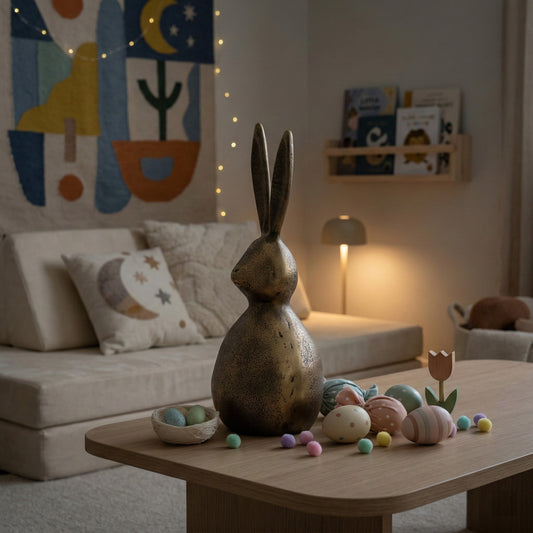 Bunny Statue – Elegant Table Decor | Hoppy