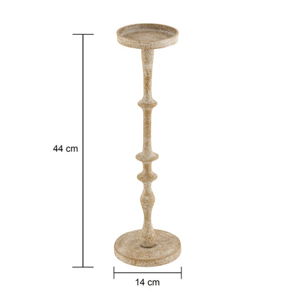 Dawlish Set of 2 Candle Holders Rustic Green Finish