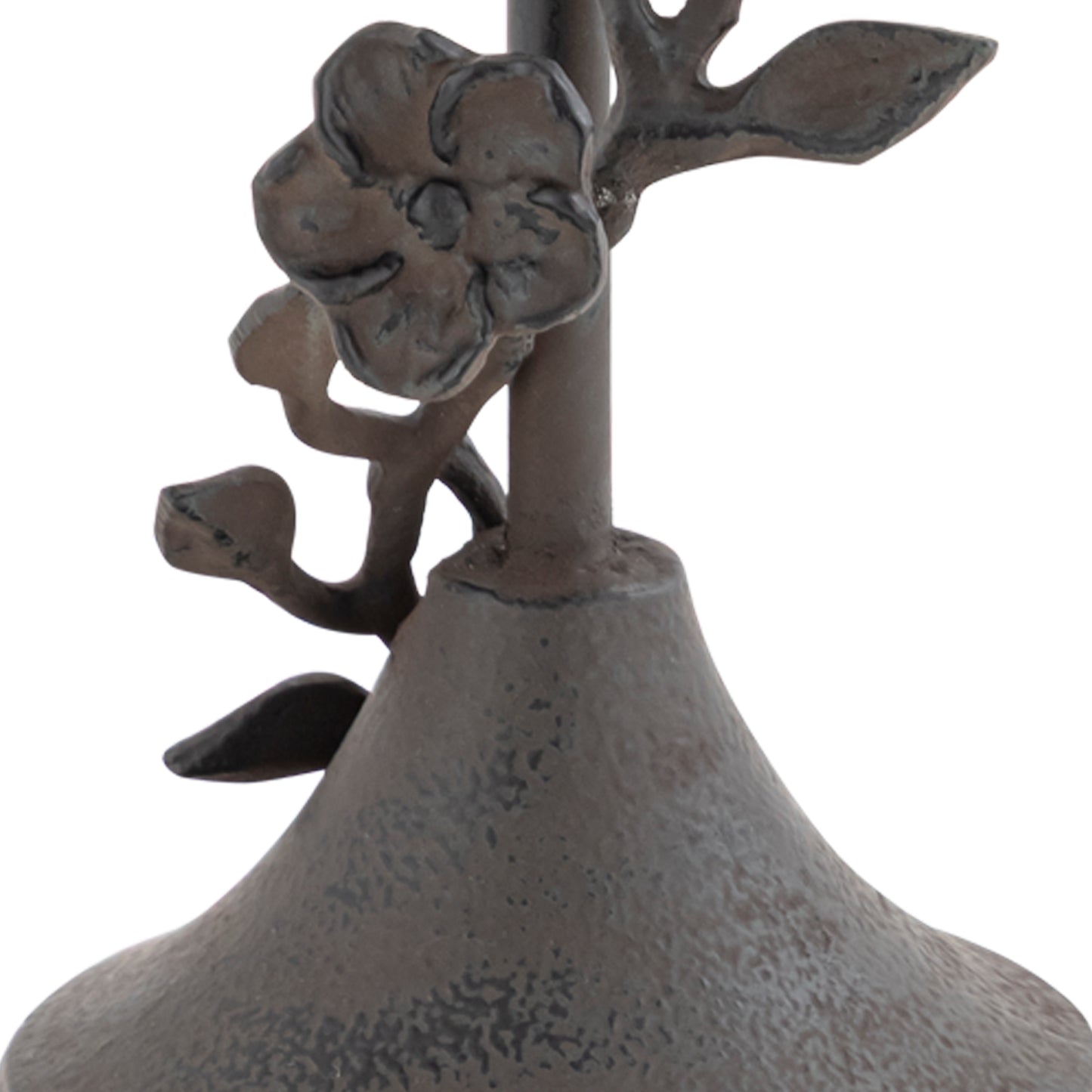 Langport Floral Taper Candle Holders Antique Bronze