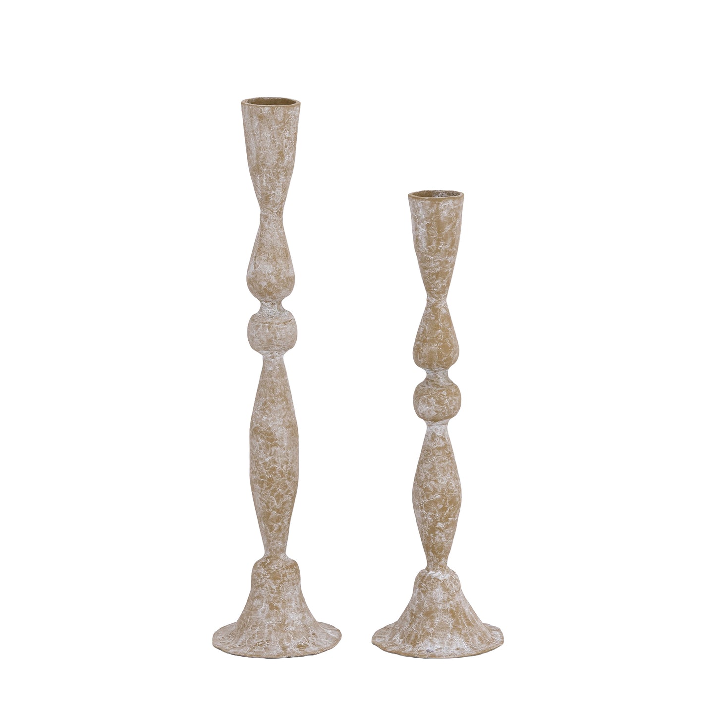 Taper Candle Holders Forged Iron | Set of 2 | Regis