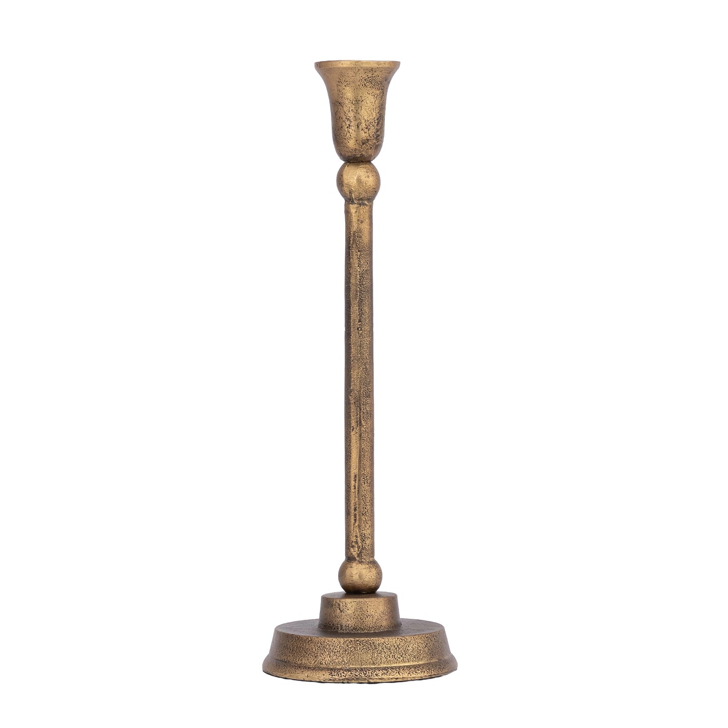 Taper Candleholders Antique Brass Finish | Set of 3 | Telford