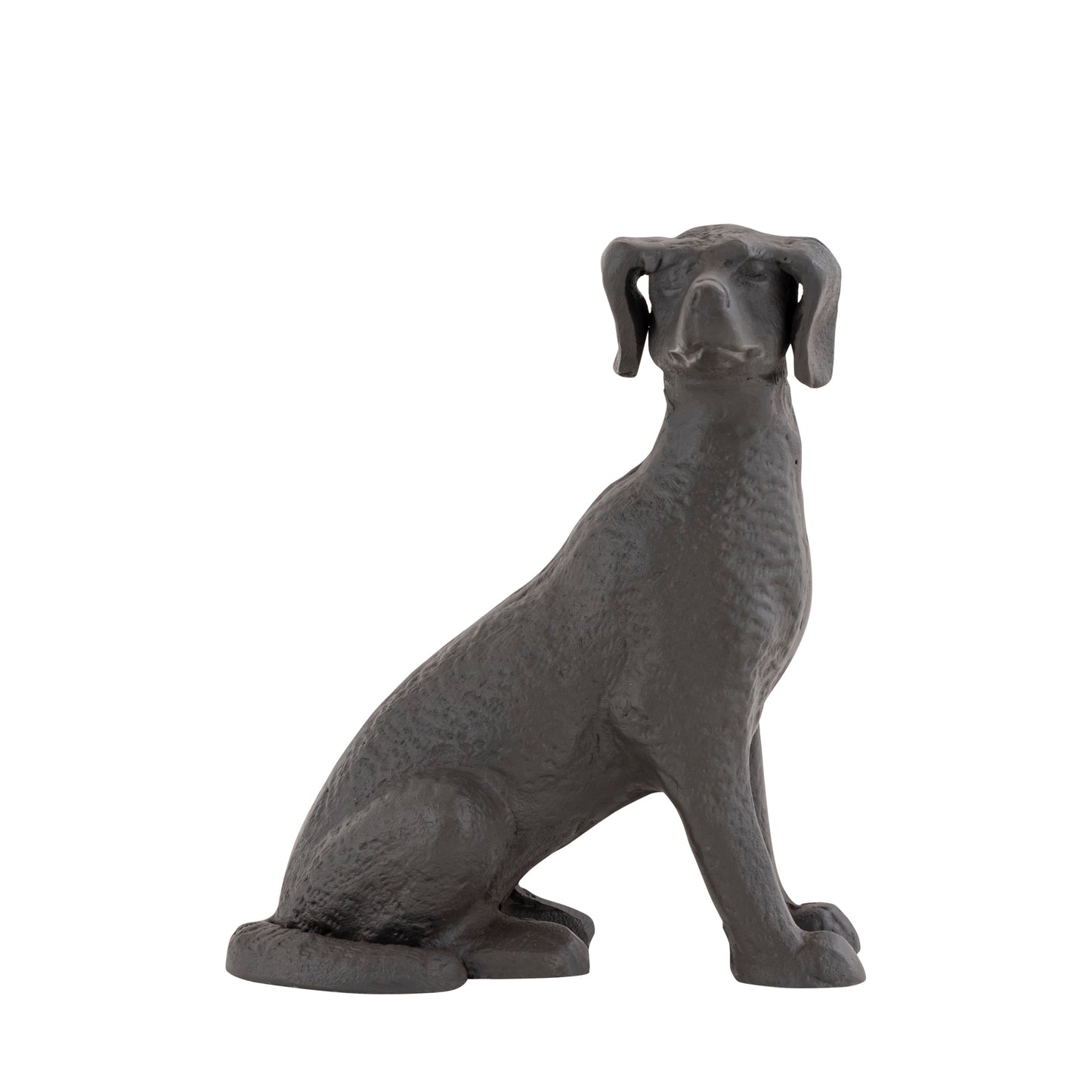 Ziggy Sitting Dog Statuette Antique Bronze Finish