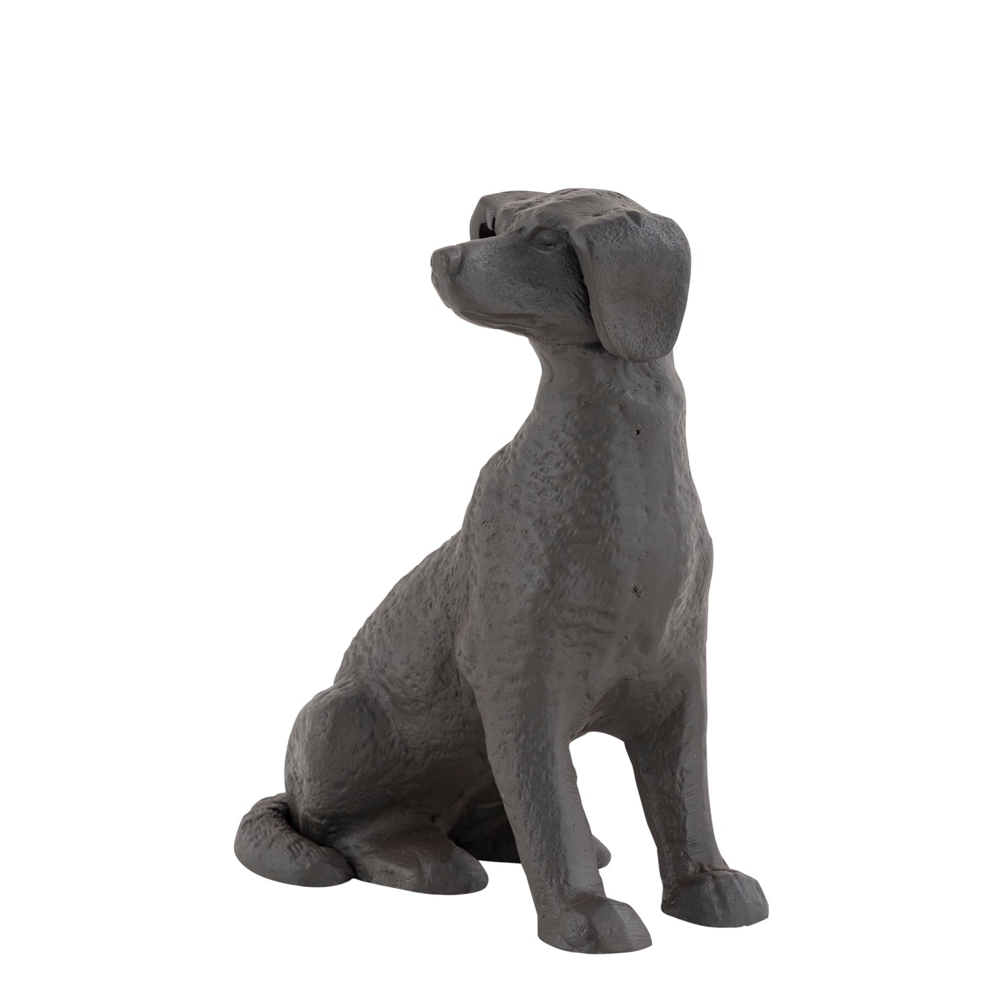 Ziggy Sitting Dog Statuette Antique Bronze Finish