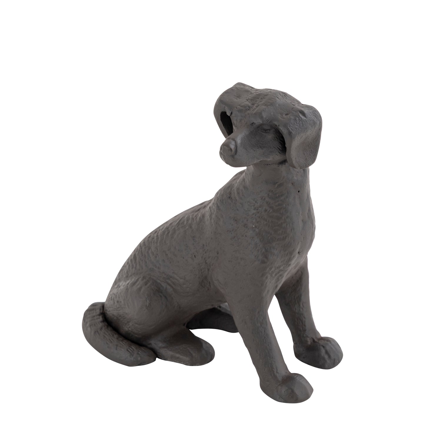 Ziggy Sitting Dog Statuette Antique Bronze Finish
