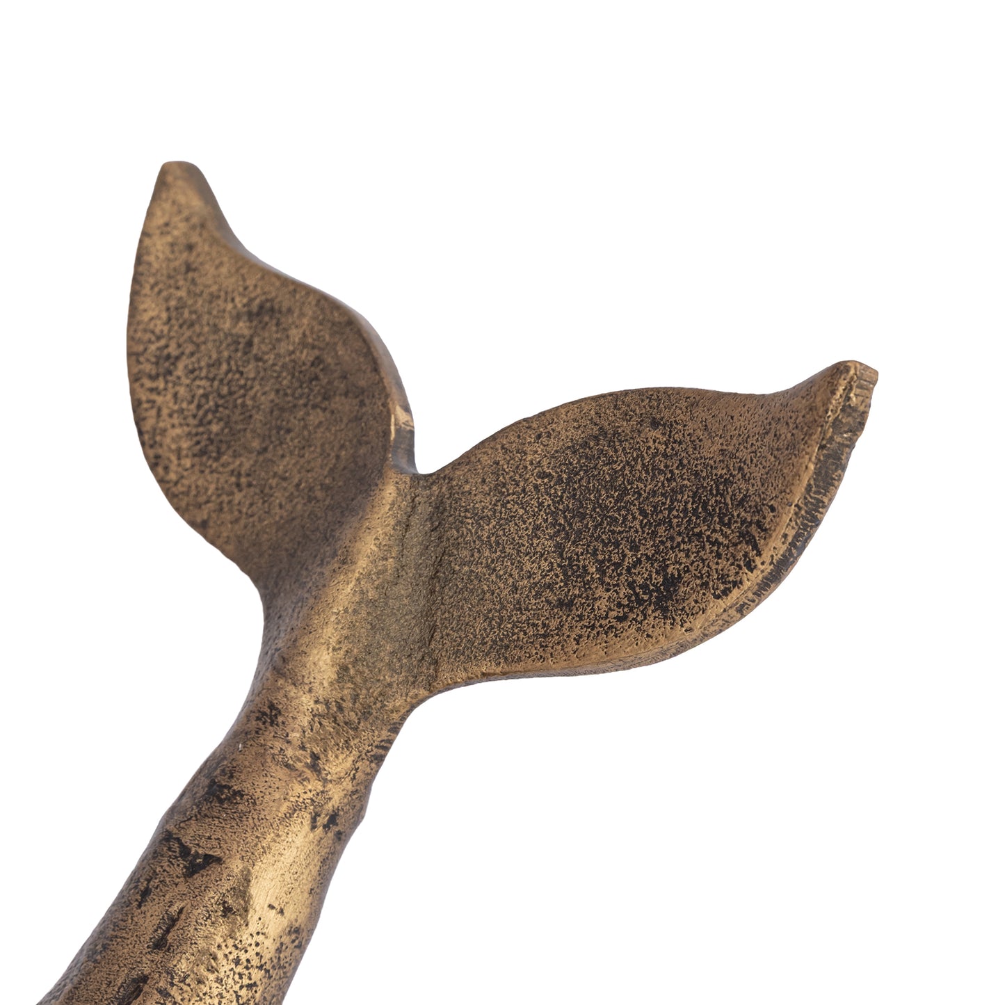 Dolphin Statue Large Antique Brass Finish | Flipper