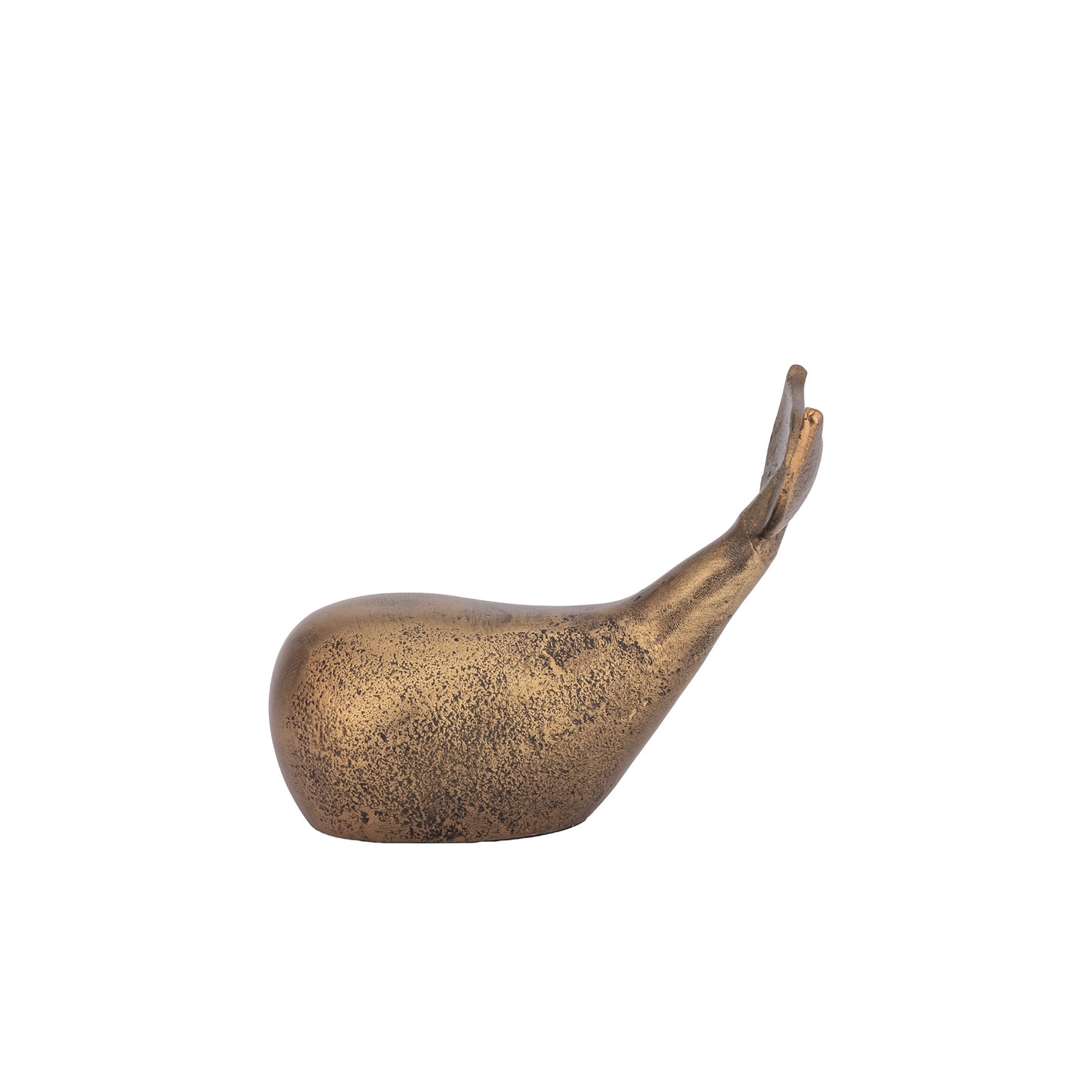 Dolphin Statue Small Antique Brass Finish | Flipper
