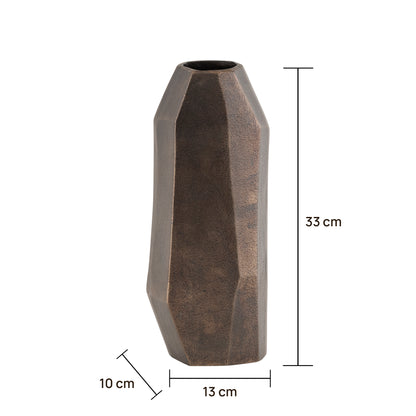 Barnsley Metal Vase Antique Bronze Finish