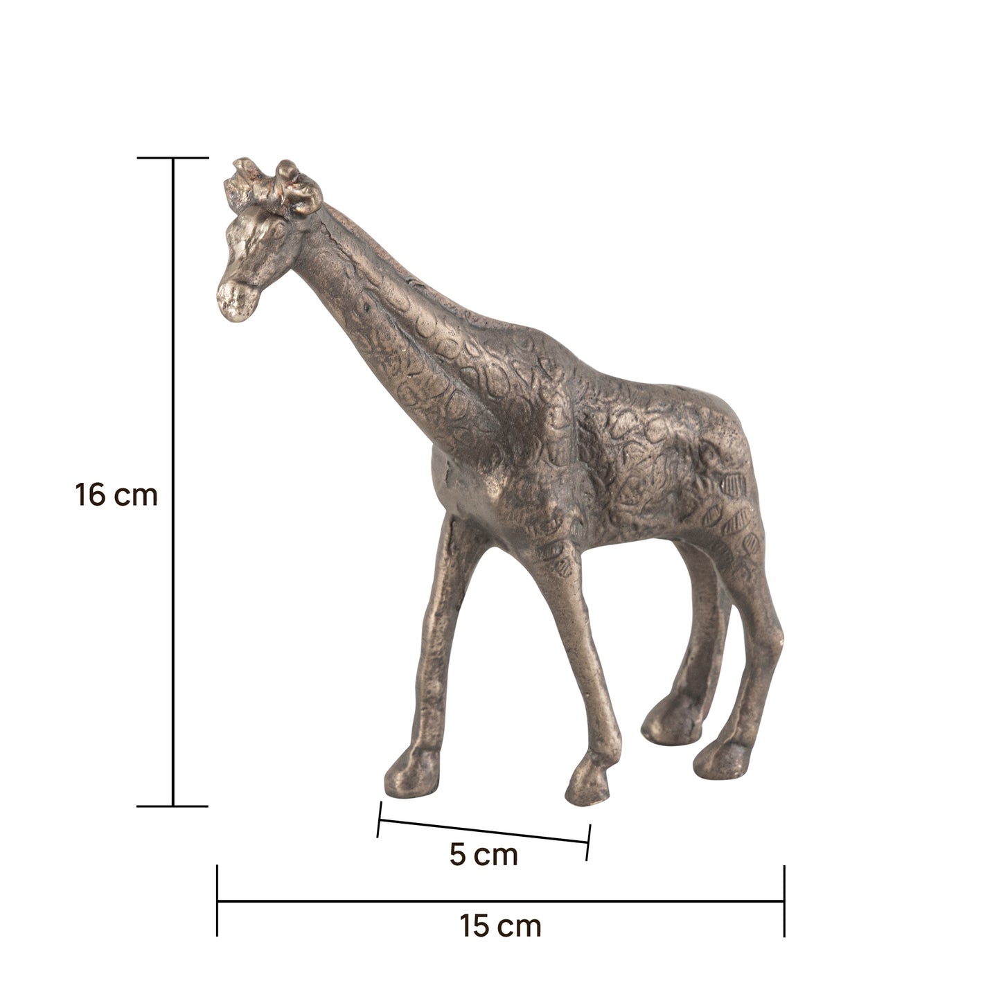 Jumbo Giraffe Object Antique Bronze Finish