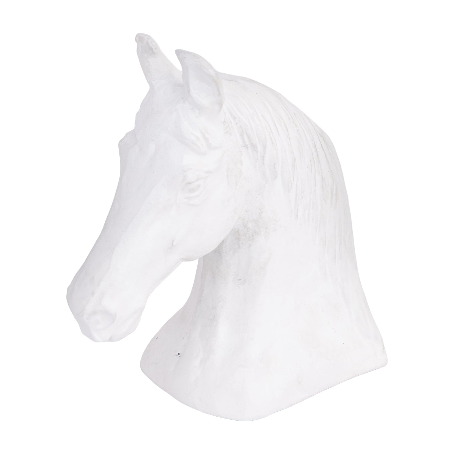 Blaze Horse Statuette White | Elegant Bookend