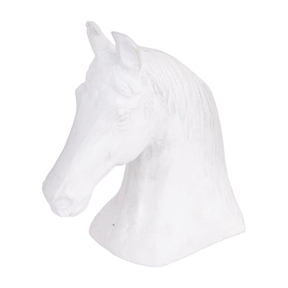 Blaze Horse Statuette White | Elegant Bookend
