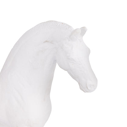 Thoroughbred Horse Statue White Finish | Prince – Serene Living
