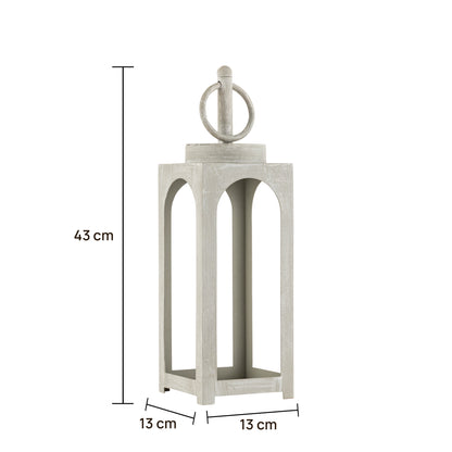 Merton Lantern Small Sage Green Finish